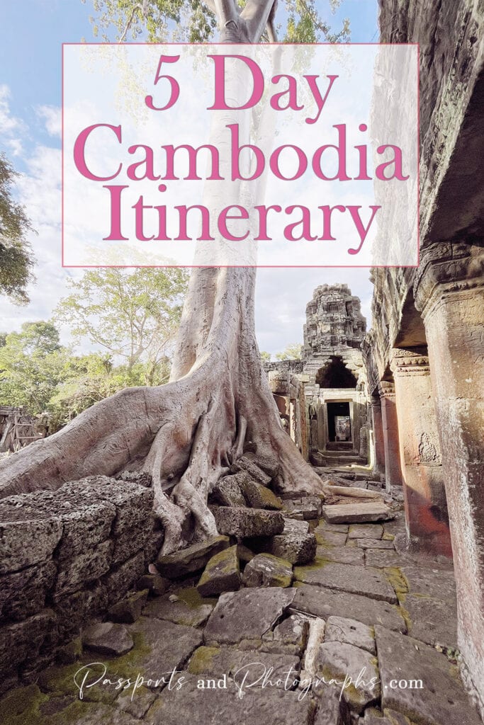 Banteay Kdei Temple at Angkor Wat - tree roots have overtaken the temple